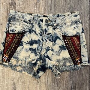 BDG Jean Shorts with Embellished pockets